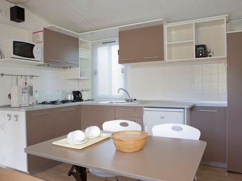 MOBILHOME 6 personnes - Classic | 2 Ch. | 4/6 Pers. | Terrasse surélevée | Clim.