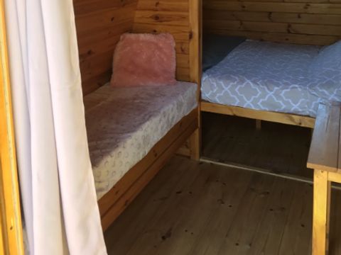 CHALET 2 personnes - CABANE EN BOIS sans sanitaires