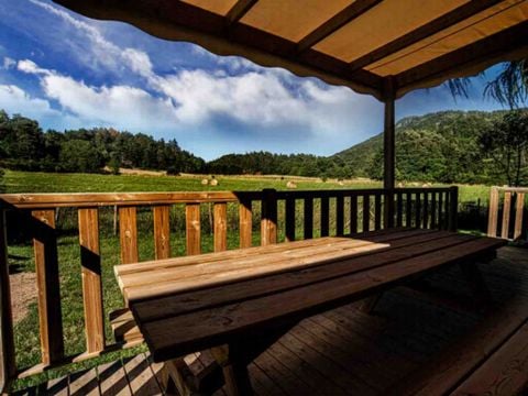 MOBILHOME 6 personnes - Privilège34m² (3ch-6p) Terrasse couverte