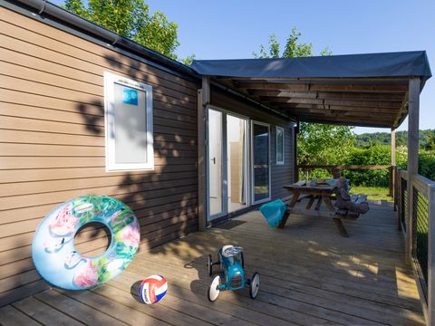 MOBILHOME 6 personnes - Privilège34m² (3ch-6p) Terrasse couverte