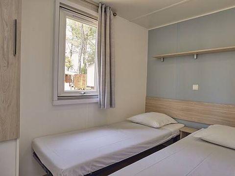 MOBILHOME 4 personnes -  Comfort | 2 Ch. | 4 Pers. | Terrasse surélevée | Clim.