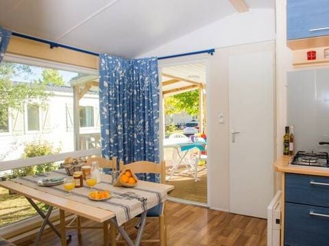 MOBILHOME 2 personnes - Comfort | 1 Ch. | 2 Pers. | Terrasse surélevée | Clim. | TV