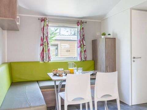 MOBILHOME 6 personnes - Comfort | 3 Ch. | 6 Pers. | Terrasse surélevée | Clim. | TV