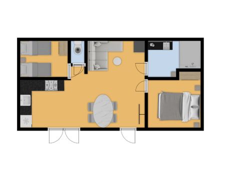 MOBILHOME 4 personnes - Vautour