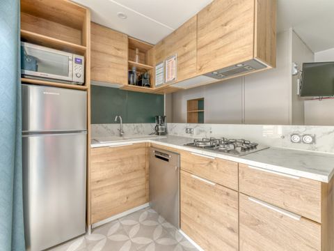 MOBILHOME 6 personnes - Roche de Cazic, 3 chambres