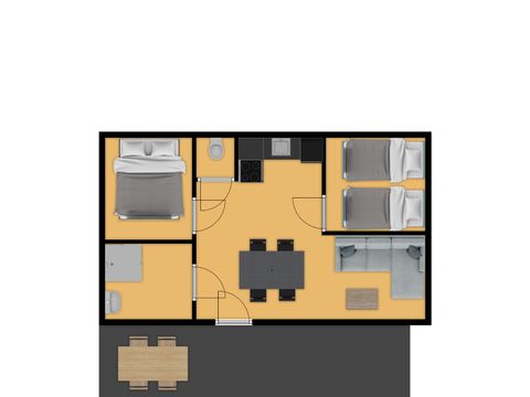 MOBILHOME 4 personnes - Trévezel