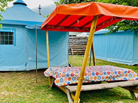 BUNGALOW TOILÉ 4 personnes - Eco - Tente Lodge (sans sanitaires)