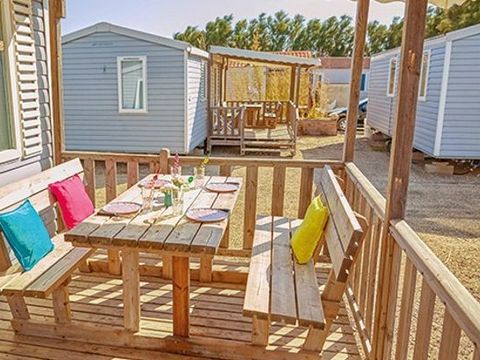 Mobilhome 6 personnes - Comfort XL | 2 Ch. | 4/6 Pers. | Terrasse surélevée