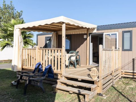 MOBILHOME 6 personnes - Cottage 4 Pièces 6 Personnes Climatisé + TV