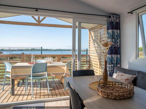 MOBILHOME 4 personnes - Panorama CONFORT Climatisé - Vue Lagune.
