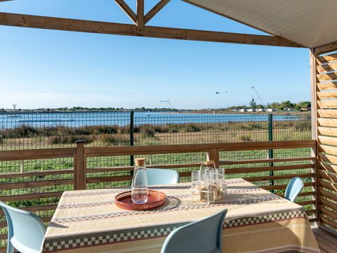 MOBILHOME 4 personnes - Panorama CONFORT Climatisé - Vue Lagune