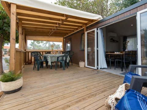 MOBILHOME 8 personnes - 8p - Cottage Tribu CONFORT climatisé