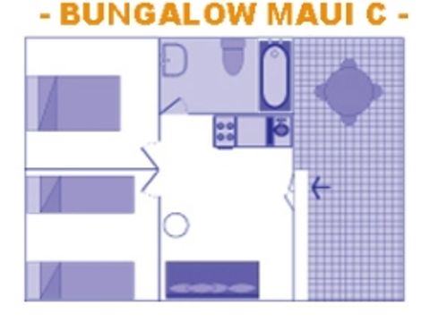BUNGALOW 5 personnes - Premium Maui 
