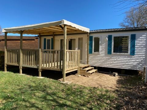 Mobilhome 6 personnes - CONFORT 36m² - 3 chambres - terrasse couverte