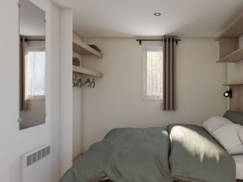 Mobilhome 6 personnes - Premium - 33 m² (3 chambres) + Terrasse couverte
