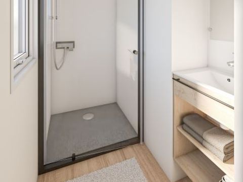 Mobilhome 6 personnes - Premium - 33 m² (3 chambres) + Terrasse couverte
