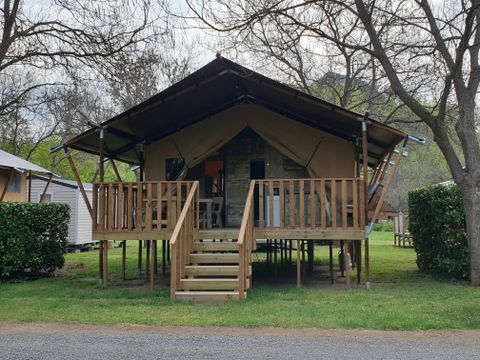 Lodge 4 personnes - SAFARI avec sanitaire