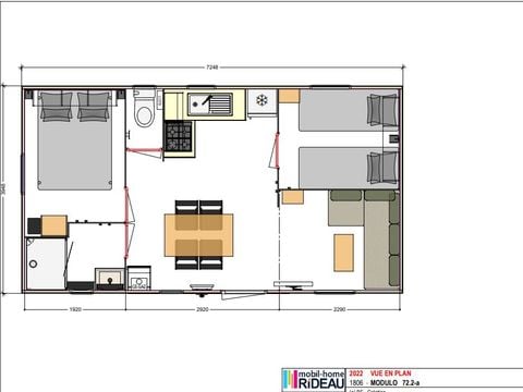 MOBILHOME 5 personnes - Dune Dimanche/Dimanche
