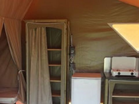 Tente en toile et en bois 4 personnes - Canada 2 chambres 4 personnes
