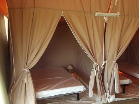 TENTE TOILE ET BOIS 4 personnes - Canada 2 chambres 4 personnes  