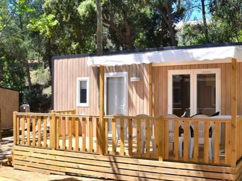 Mobilhome 5 personnes - Mobil Home 2 ch 4/5 pers Terrasse semi-couverte TV sans Clim