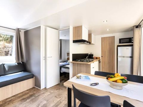 MOBILHOME 4 personnes - Vue Mer Confort 3 Pièces 4 Personnes Climatisé + TV