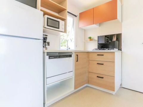 MOBILHOME 6 personnes - Mobil Home Vue Mer 4 Pièces 6 Personnes Climatisé + TV