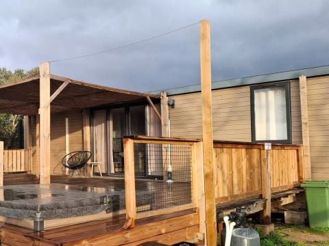MOBILHOME 4 personnes - Key West Vue Mer 3 Pièces 4 Personnes Climatisé + TV + Jacuzzi 2sdb