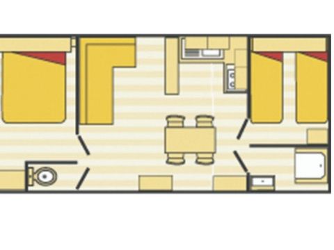 MOBILHOME 6 personnes - Evasion 2 chambres 23m²