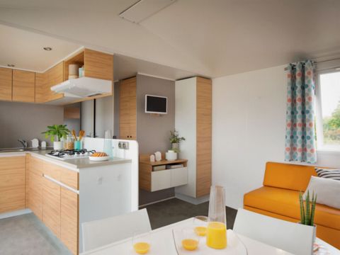Mobilhome 8 personnes - Premium - 3 chambres - 2 salles de bain 38m²