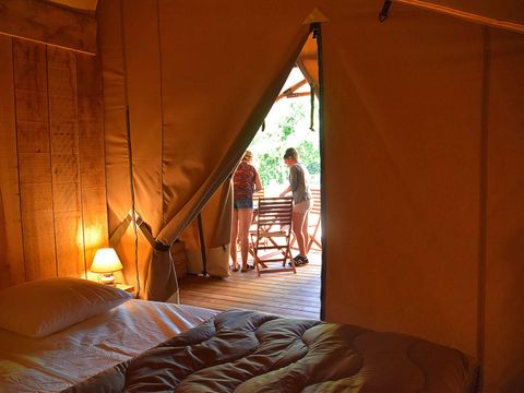 TENTE TOILE ET BOIS 4 personnes - Safari