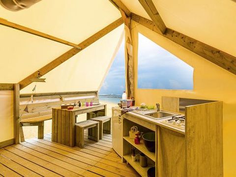 TENTE 4 personnes - SAHARI JUNIOR - sans sanitaire