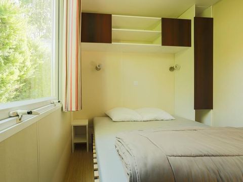 MOBILHOME 4 personnes - Mobil home Cottage intégré 27.5m² (2 chambres) (+ de 13 ans) + terrasse intégrée+ TV 4 pers