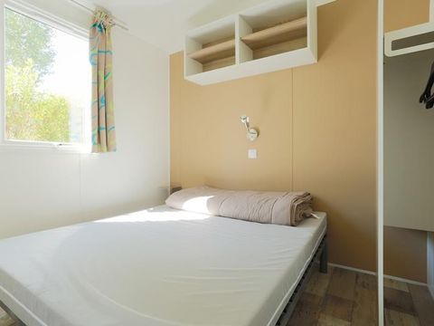 MOBILHOME 8 personnes - Mobil-home Sable 40m² (4 chambres) + TV + Terrasse couverte (+ de 8 ans) 8 pers