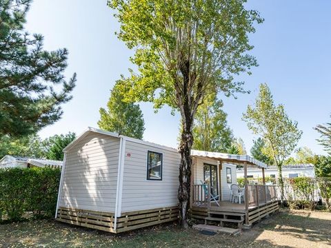 MOBILHOME 8 personnes - Mobil-home Sable 40m² (4 chambres) + TV + Terrasse couverte (+ de 8 ans) 8 pers