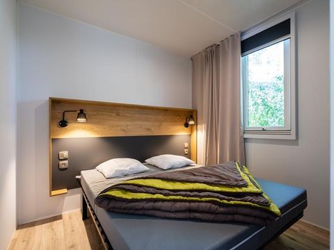 MOBILHOME 4 personnes - Mobil-home Horizon 27.5m² (2 chambres) (- de 8 ans) + terrasse intégrée + TV 4 pers