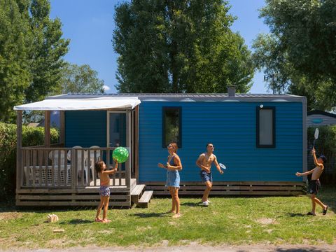 MOBILHOME 4 personnes - Mobil-home Horizon 27.5m² (2 chambres) (- de 8 ans) + terrasse intégrée + TV 4 pers