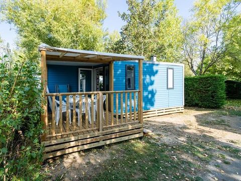 MOBILHOME 4 personnes - Mobil-home Horizon 27.5m² (2 chambres) (- de 8 ans) + terrasse intégrée + TV 4 pers