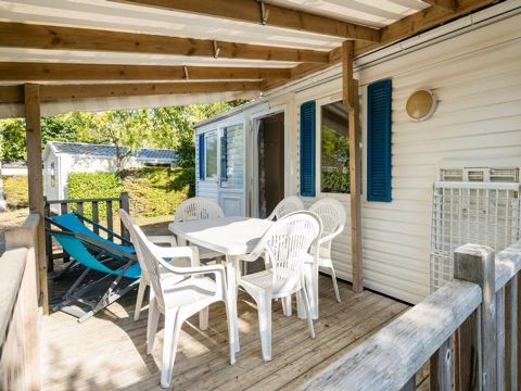 MOBILHOME 5 personnes - AZUR - 2 chambres avec TV