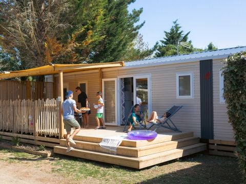 MOBILHOME 8 personnes - Mobil-home Sable plus 40m² (4 chambres, 2 salle de bains) 8 pers