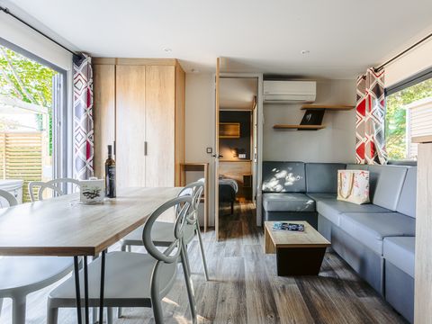 MOBILHOME 6 personnes - Mobil-home Premium 3 ch. avec spa (37m²) 4/6 pers