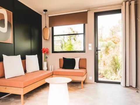 MOBILHOME 6 personnes - Mobil Home Cosy 4 Pièces 6 Personnes + TV