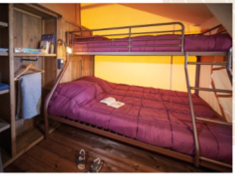 TENTE TOILE ET BOIS 5 personnes - Tente Kenya 4/5p - 2 chambres