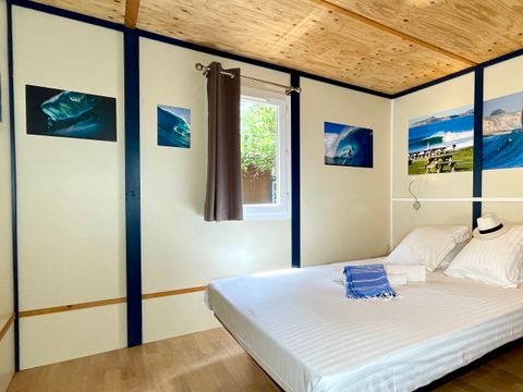 CHALET 5 personnes -  Chalet Tahiti 4/5p - 2 Chambres - TV - Climatisation