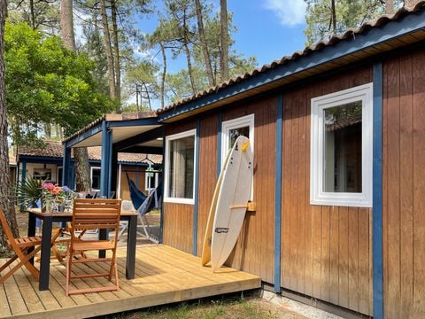 CHALET 5 personnes - Chalet Californie 4/5p - 2 Chambres - TV - Climatisation