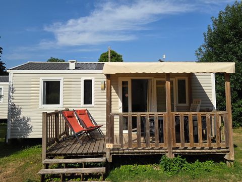 Mobilhome 4 personnes - Ibiza 27,5m² + terrasse semi-couverte