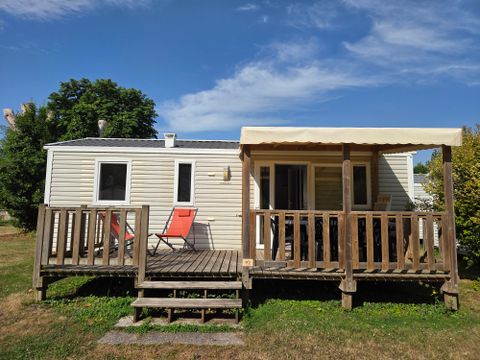 Mobilhome 6 personnes - Bermudes 31m² + terrasse semi-couverte