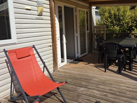 Mobilhome 6 personnes - Bermudes 31m² + terrasse semi-couverte