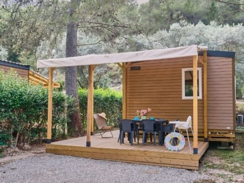 MOBILHOME 6 personnes - PREMIUM - 3 chambres - CLIM - TV - LV