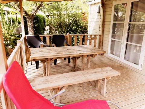 Mobilhome 4 personnes - Tournesol 3 Pièces 4 Personnes + TV